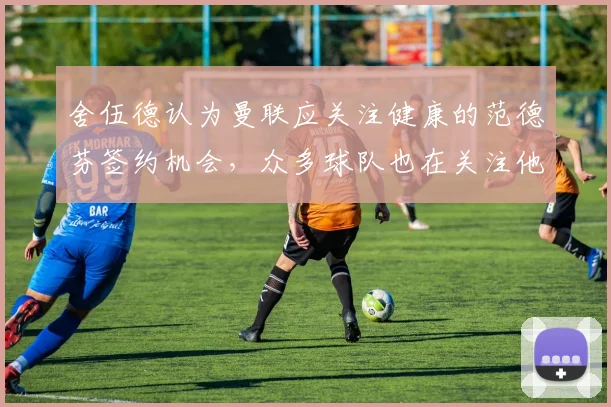 舍伍德认为曼联应关注健康的范德芬签约机会，众多球队也在关注他